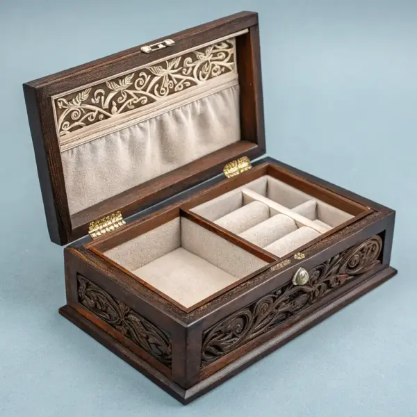 Handcrafted Wooden Jewelry Box